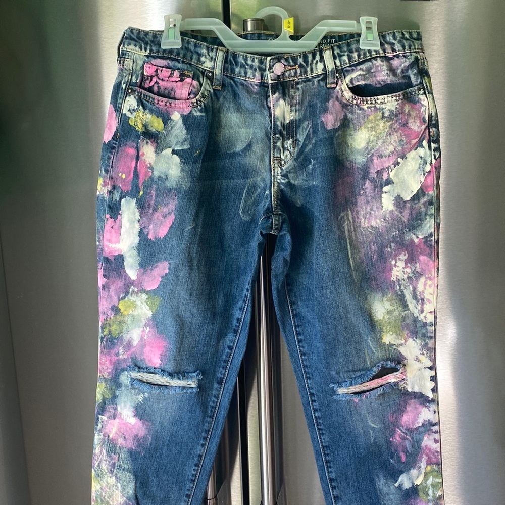 Painted Gap boyfriend 8 29 Crop 🌸🌸🌸